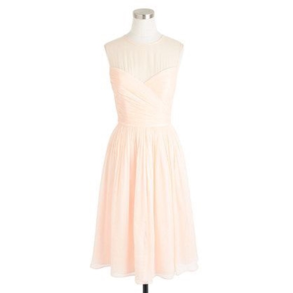 J. Crew Dresses & Skirts - J. Crew Silk Chiffon Clara Dress Crinkle Sz 10 NWT